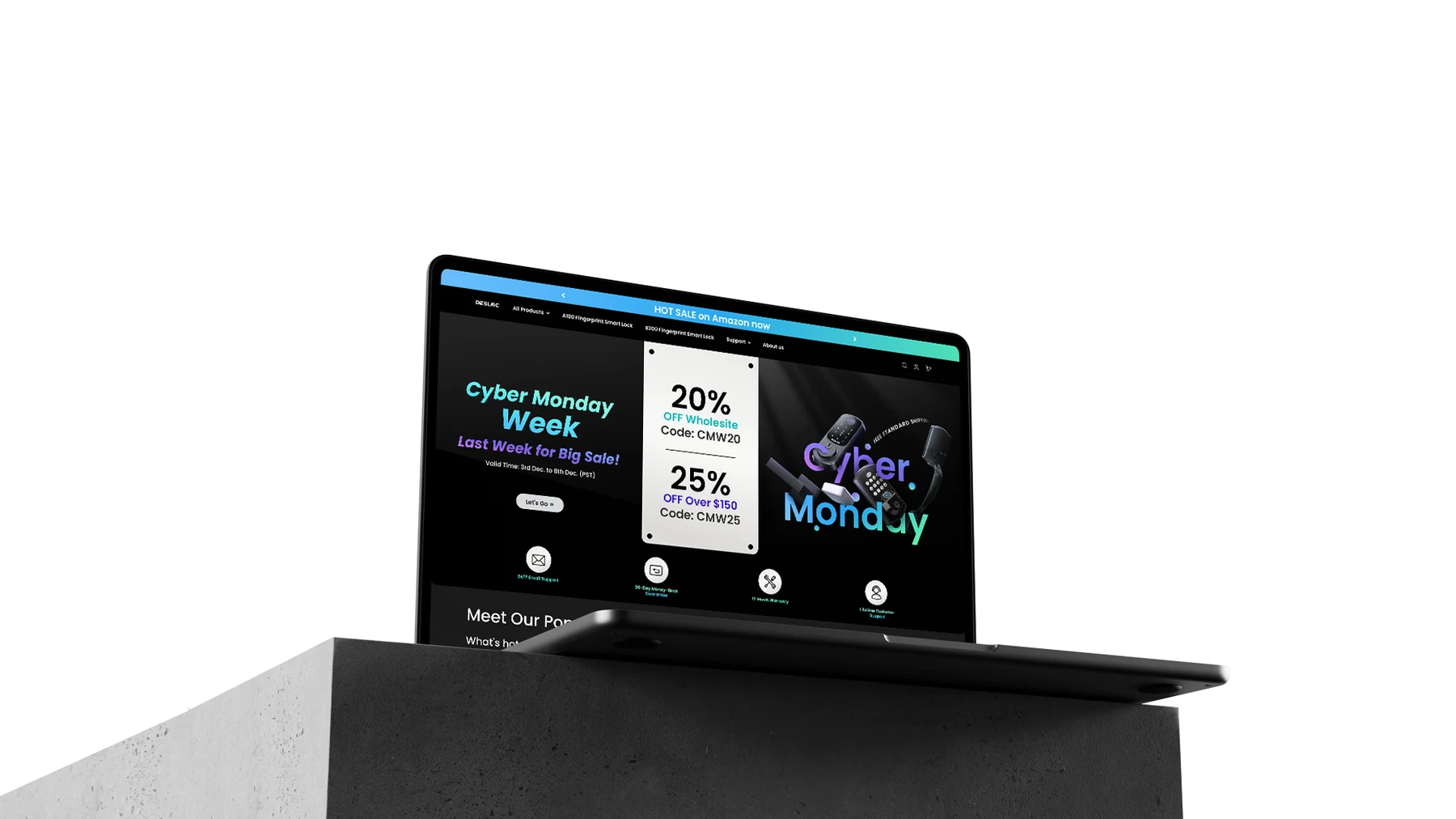 DESLOC Shopify 独立站视觉展示