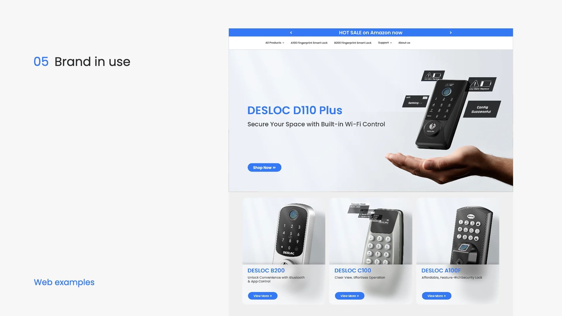 DESLOC 品牌官网应用